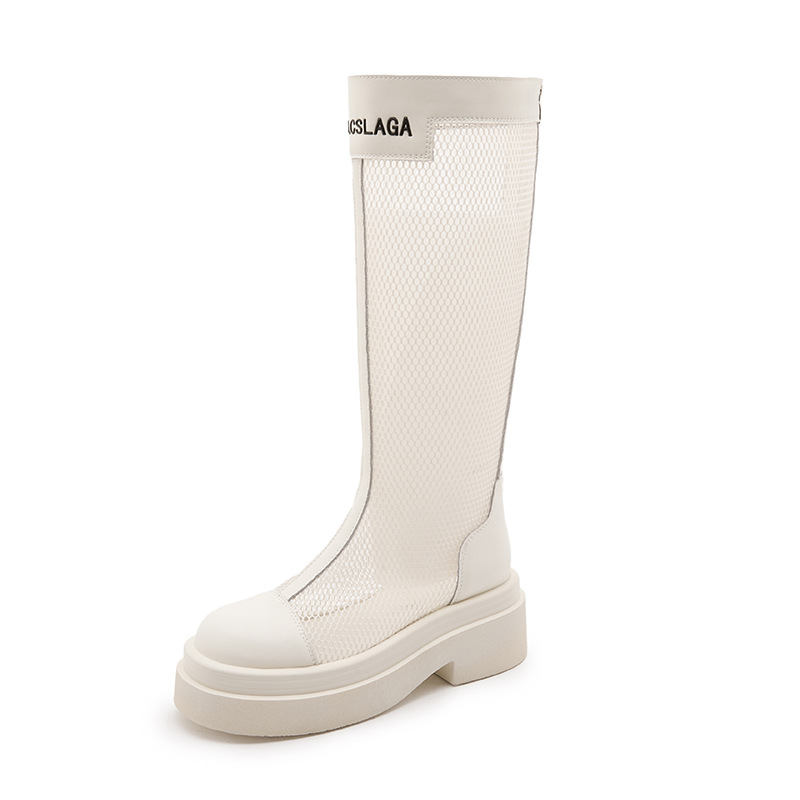 "베이지 - ""확장 튜브""의 천연 가죽 버전"