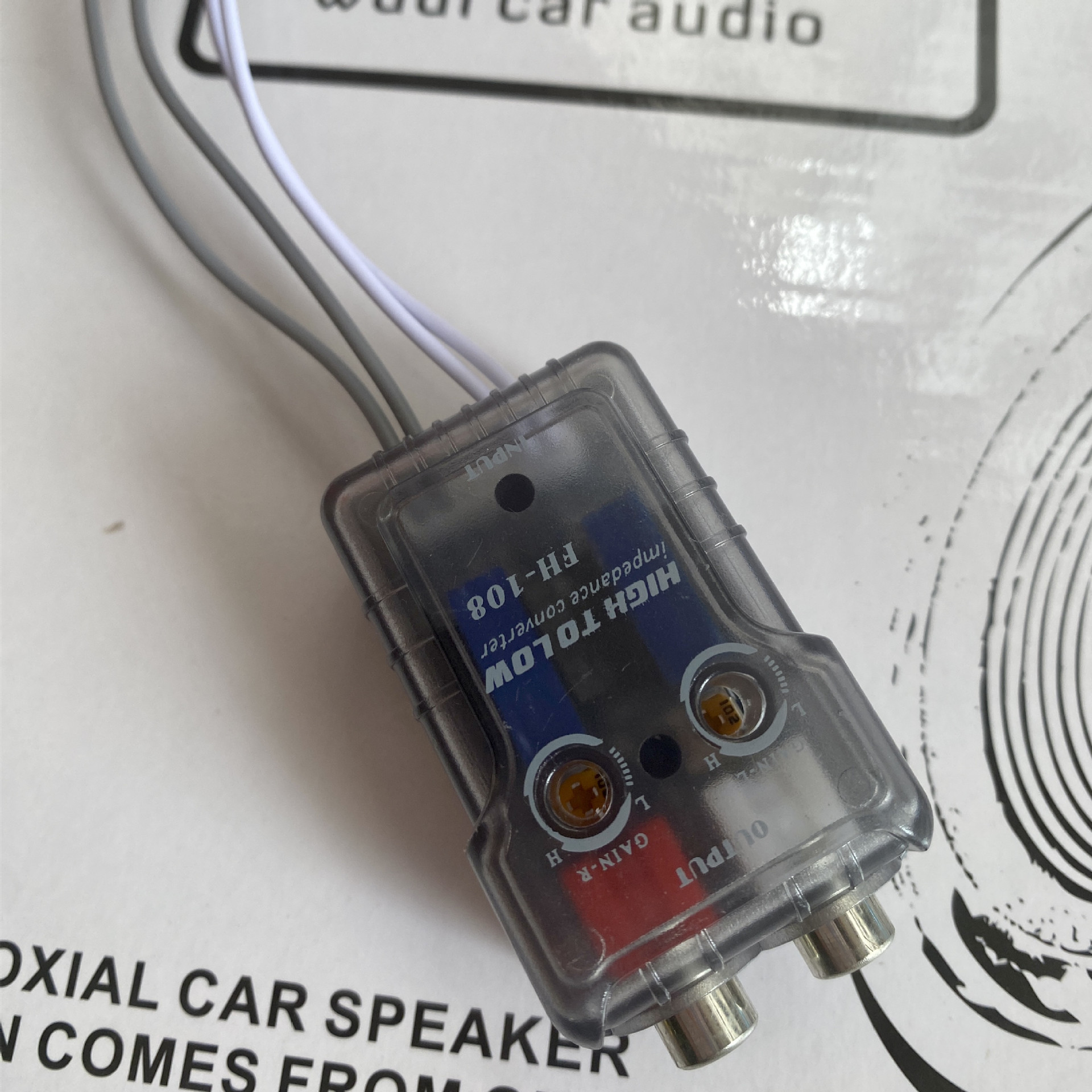 Factory wholesale car high frequency to low frequency car audio converter FH-108 car high to low
