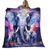 Красочное одеяло слона легкое одеяло
