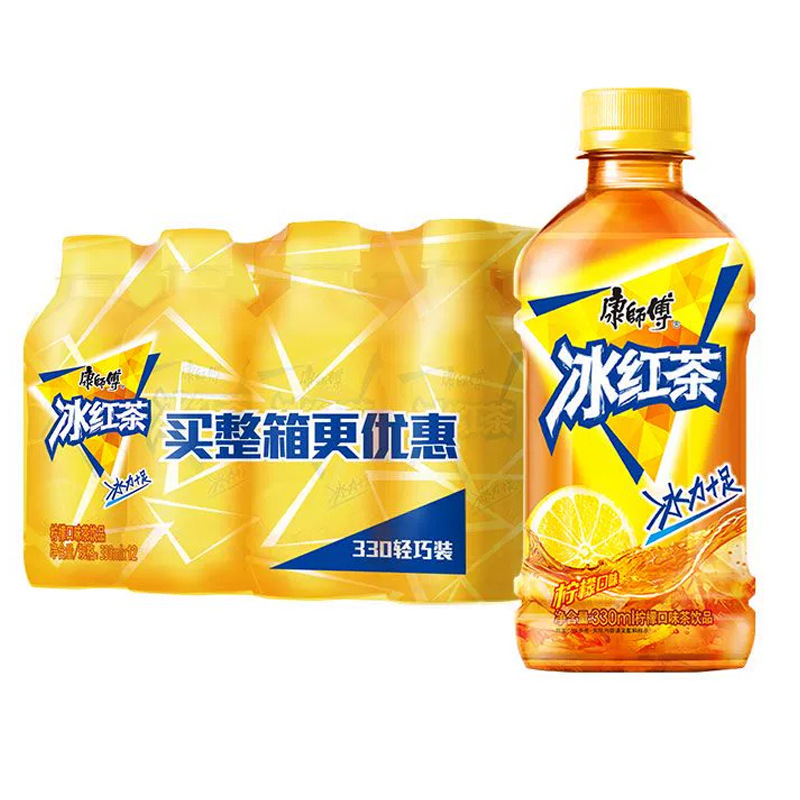 Master kong iced black tea 330ml*6 bottles
