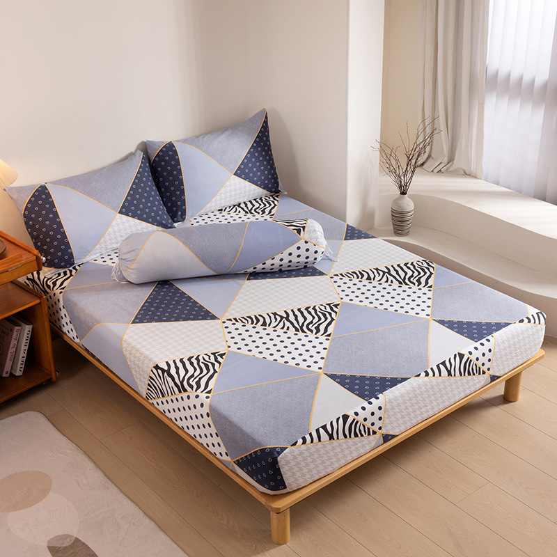 Funda de cama fija Colcha Simmons Cubierta protectora Cubierta de polvo Colchón Cubierta de cama individual Doble individual Sábana de cama antideslizante transfronteriza