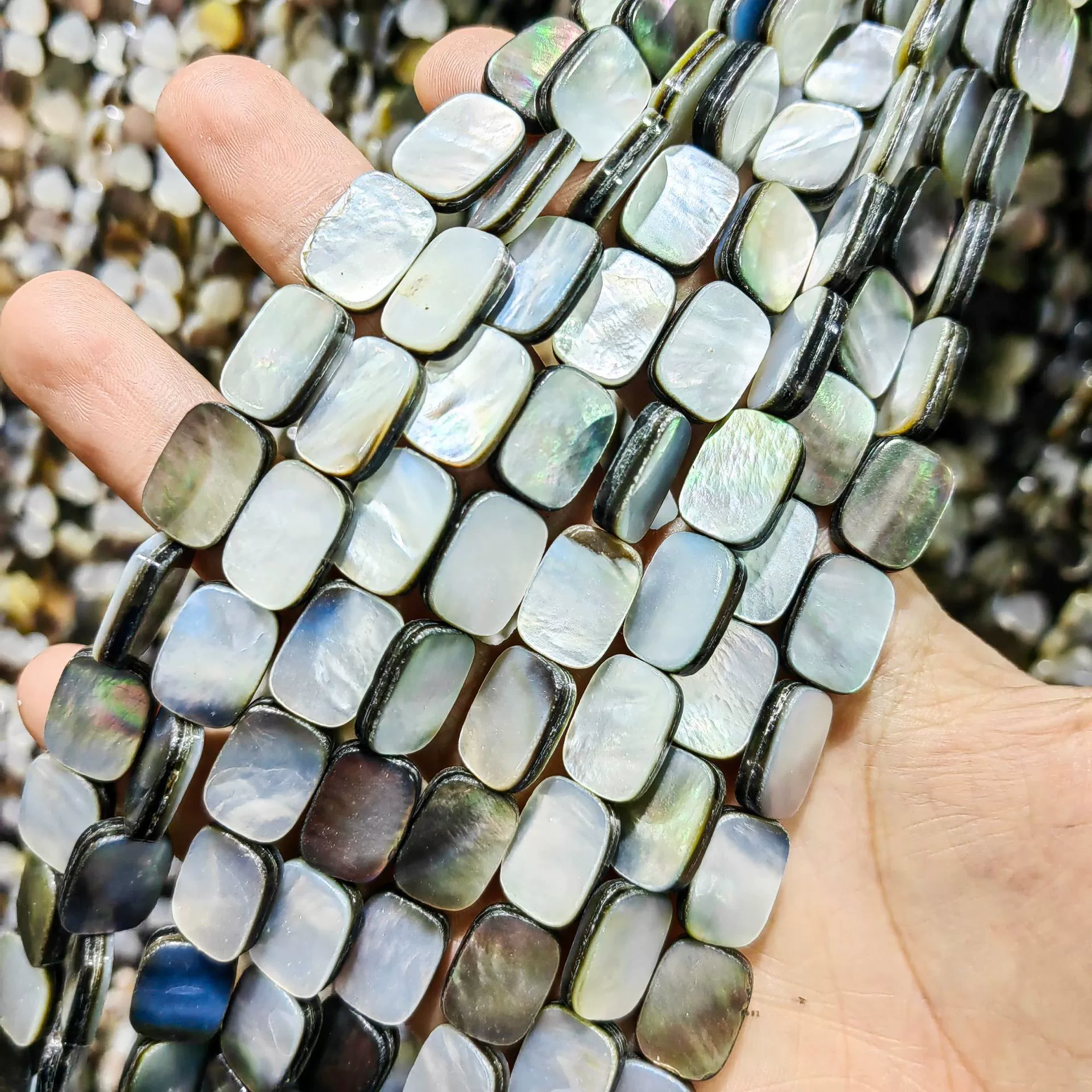 Organic geometric beads, accessory, accessories, DIY