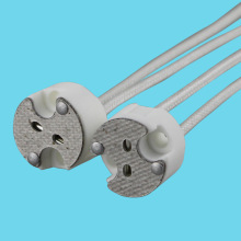 台湾耐高温灯脚 MR16/MR11灯珠米泡通用插脚 线长20CM CLS-20灯座