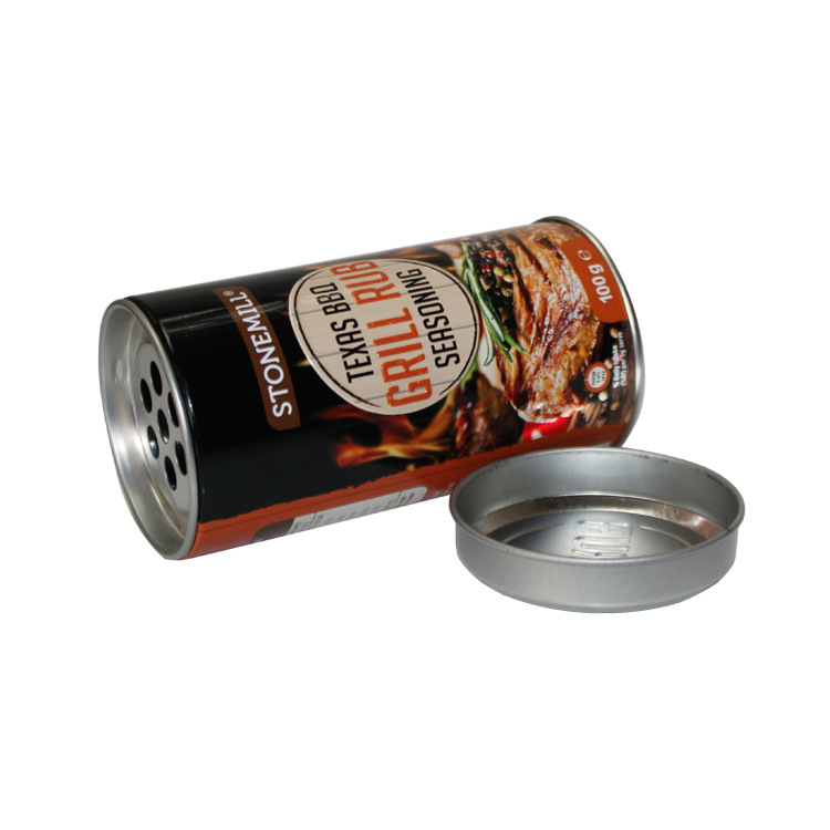 Caja de regalo de lata de hierro con polvo de polvo de estaño, polvo de cacao de fantasía de canela, polvo de horneado, polvo de café, tamiz de polvo image 5