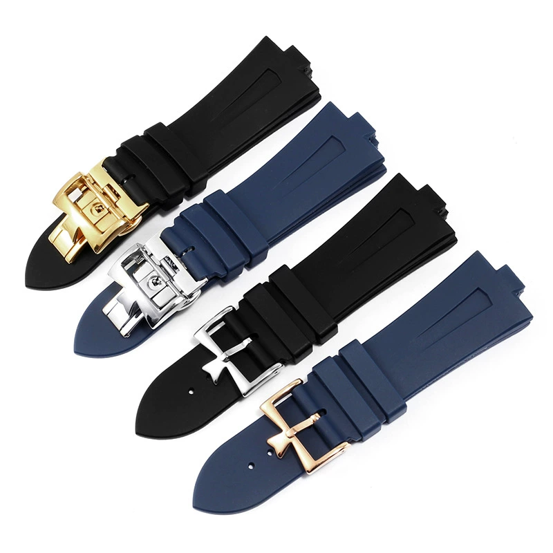 Spot wholesale suitable for all over the world 47450 49150 47040 silicone watch strap men's protruding mouth 8mm