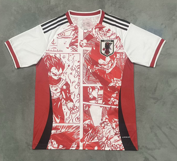 25-26 Nueva camiseta de anime de camiseta japonesa One Piece Samurai Sakura Dragon Ball Uniforme de fútbol transfronterizo de edición especial