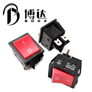 604-201-B大电流船型开关  KCD4-201-B翘板电源开关30A220V多色