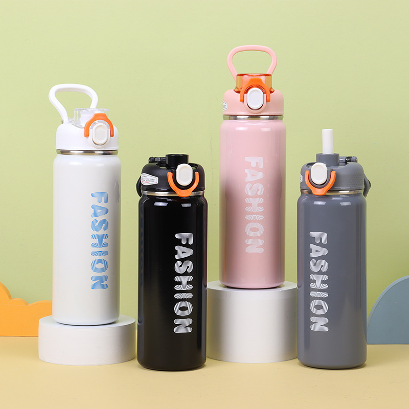 跨境高颜值316不锈钢保温杯男生户外运动水壶便携式书包杯批发