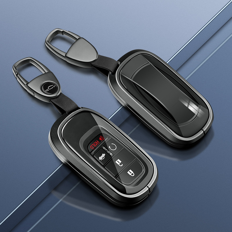 Cross-Border E-Commerce Suitable for Honda Civic Key Cover Xrv Crown Road Accord Haoying Style Car Key Bag Buckle Shell