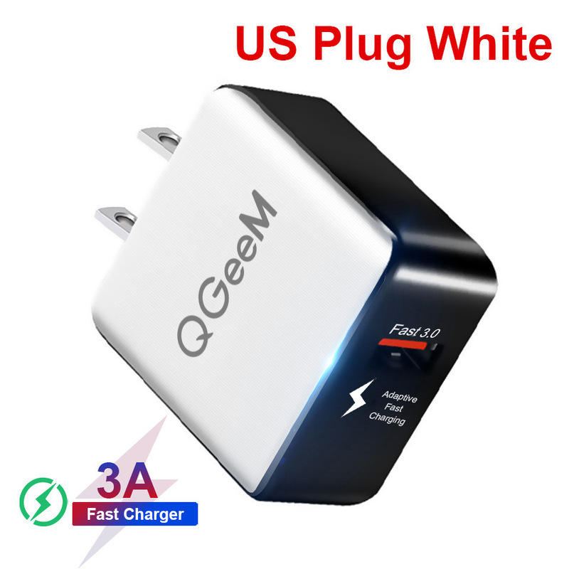 Suitable for Apple 5V3A charger support QC3.0 fast charge 18W mobile phone charging head suitable for millet Samsung seat charger
