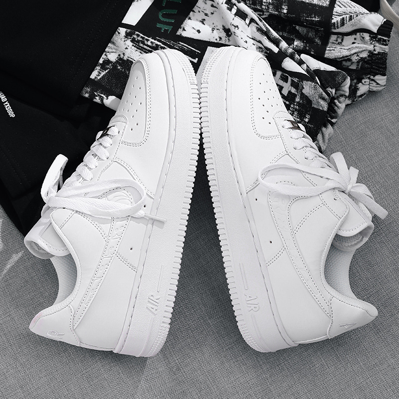 Nike Classic Air Force 1 Af Men's and Women's Shoes Versatile Sneakers White Shoes Low-Top Black and White Panda Sneakers Nike Classic Air Force 1 Af Men's and Women's Shoes Versatile Sneakers White Shoes Low-Top Black and White Panda Sneakers