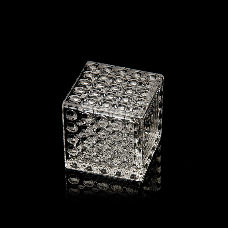 Оптовая продажа готовых бонсай в круглых прозрачных стеклянных квадратных аквариумах с микроландшафтом, подсвечниками и прессованными бусинами, зеленые растения.