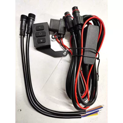 Other Car Modifications: Harness 12V24V Relay - motorcycle-cable-set-3-cores-one-to-two-with-remote-control