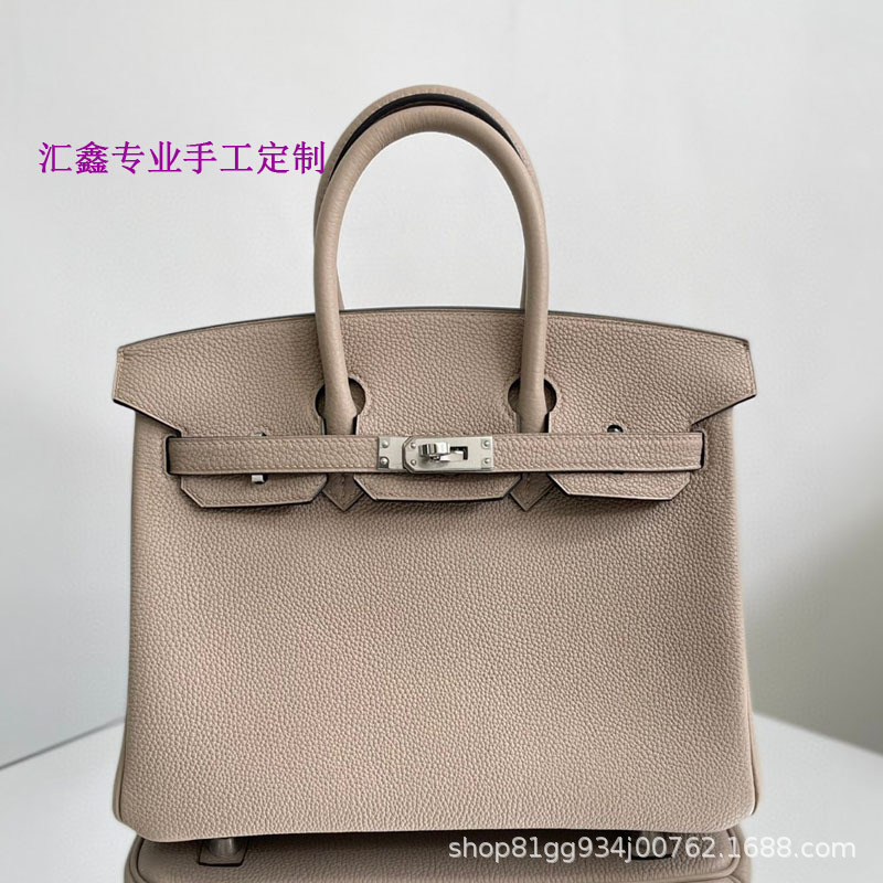 鑫纯手工蜡线togo铂金包bk30cm牛皮box,epsom手提女包精工细作|undefined