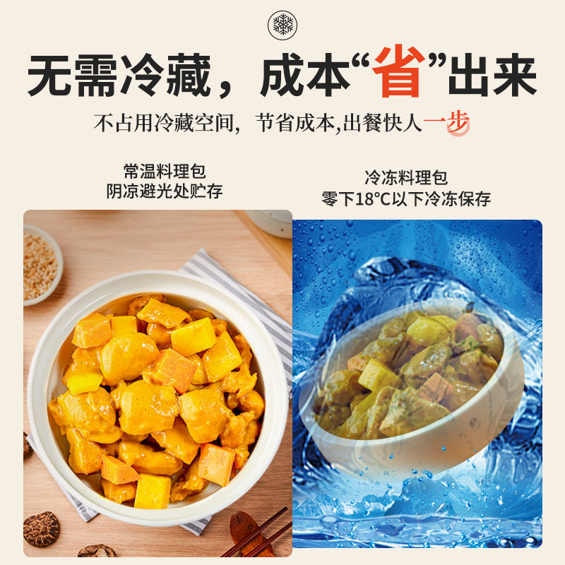 【品牌直营】捷百味常温预制菜速食自热米饭商用半成品菜料理包|undefined