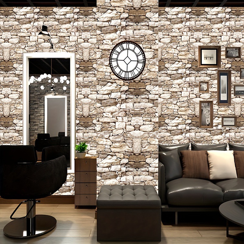 Self-adhesive 3d Brick Effect Wall Stickers For Modern Interiors_voghion.com