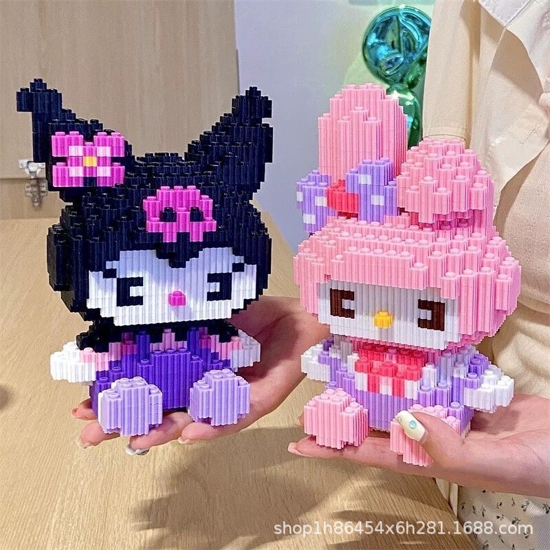 【無料ラベル】特大ストロベリーベア レゴブロックパズルと互換性あり 子供用組み立ておもちゃ オーナメント ギフト|undefined