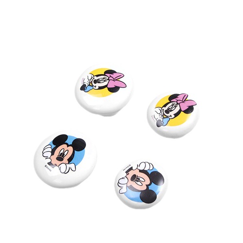 Single Hole Handle Chinese Minimalist European Style Antique Round Farmhouse Drawer Wardrobe Cabinet Door Cabinet Knob Orchid Ceramic