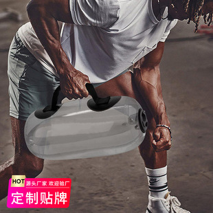 Sports New Fitness Water Bag Pvc Fitness Portable Fitness Equipment Cross-Border Weightlifting New Product Custom Cylindrical Type
