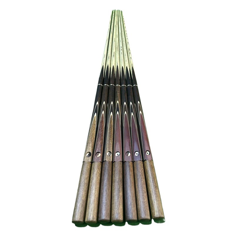 Бильярдный Кий Jingxing из палисандра с четырьмя цветами, снукер, черный бильярдный кий с восемью девятью шарами, трехсекционный съемный бильярдный кий