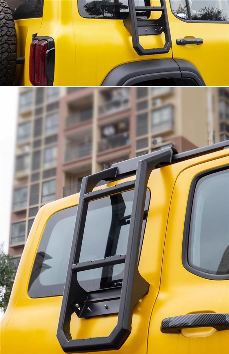 Tank 300 Roof Rack Modification Side Ladder Net Pocket Sunken Luggage Frame Side Tent Spare Tire Small Backpack