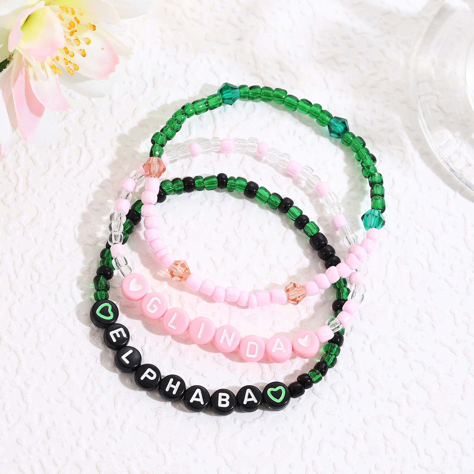 마법의 나쁜 마녀 쌀구슬 팔찌 3종 세트