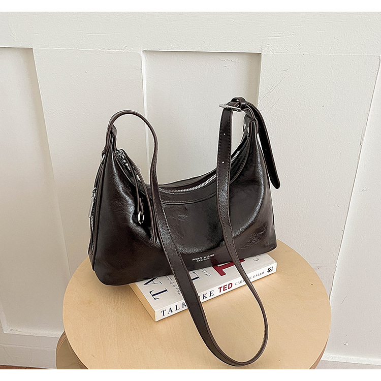 Vintage Soft Hobo Zip Everyday Crossbody Bag 9