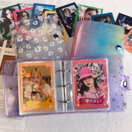 4-square card bag, 9-square card album, 3-inch photo album inner page, a4a5 ​​loose-leaf ledger, replacement core, mini transparent card page