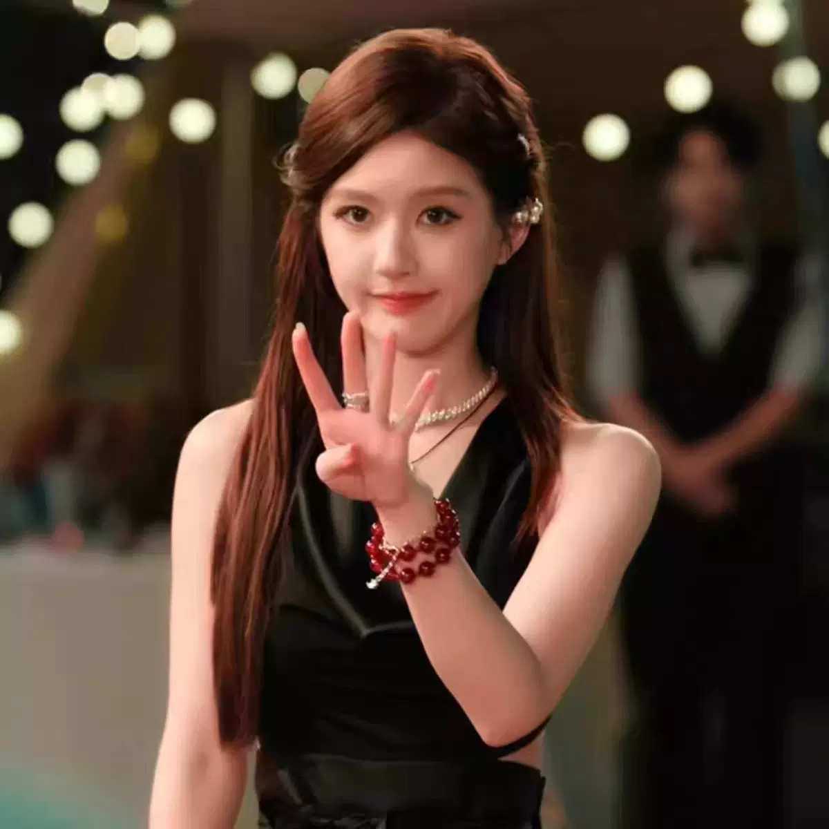 许我耀眼赵露思许妍同款7A级红玉髓红玛瑙串珠手链手饰