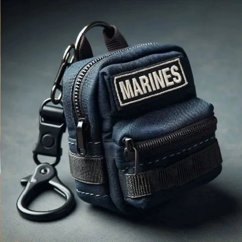 [跨境爆款Mini Army Backpack Keychain迷你陆军背包钥匙扣]