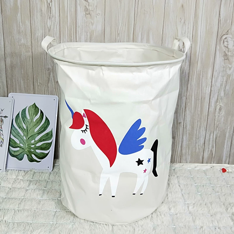 Cartoon laundry basket, big cloth, foldable storage system, toy, home decor