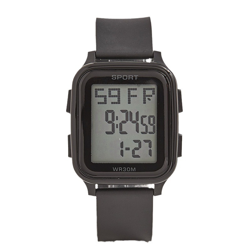 Nuevo personalizado de moda deportes al aire libre multifuncional cuadrado estudiante masculino reloj electrónico hombres impermeable LED digital Mesa