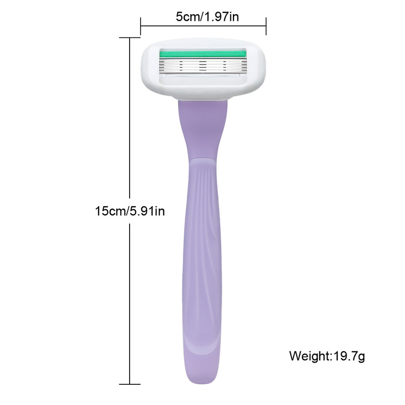 Women's Hair Removal Razor, Female Shaver, Armpit Hair and Leg Hair Removal Razor, Hair Removal Device with 5-Layer Blades