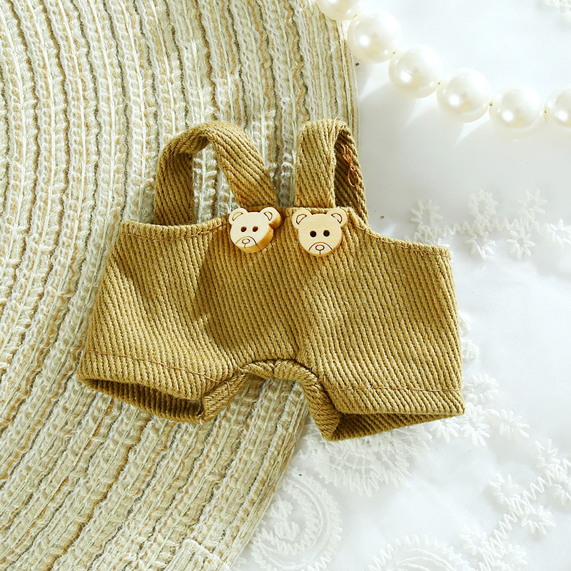 ベビーパンツ 10cm ペンダント ベビー服 15cm ペインドッグ人形 サスペンダーパンツ コットンドール 人形服 ショーツ|undefined