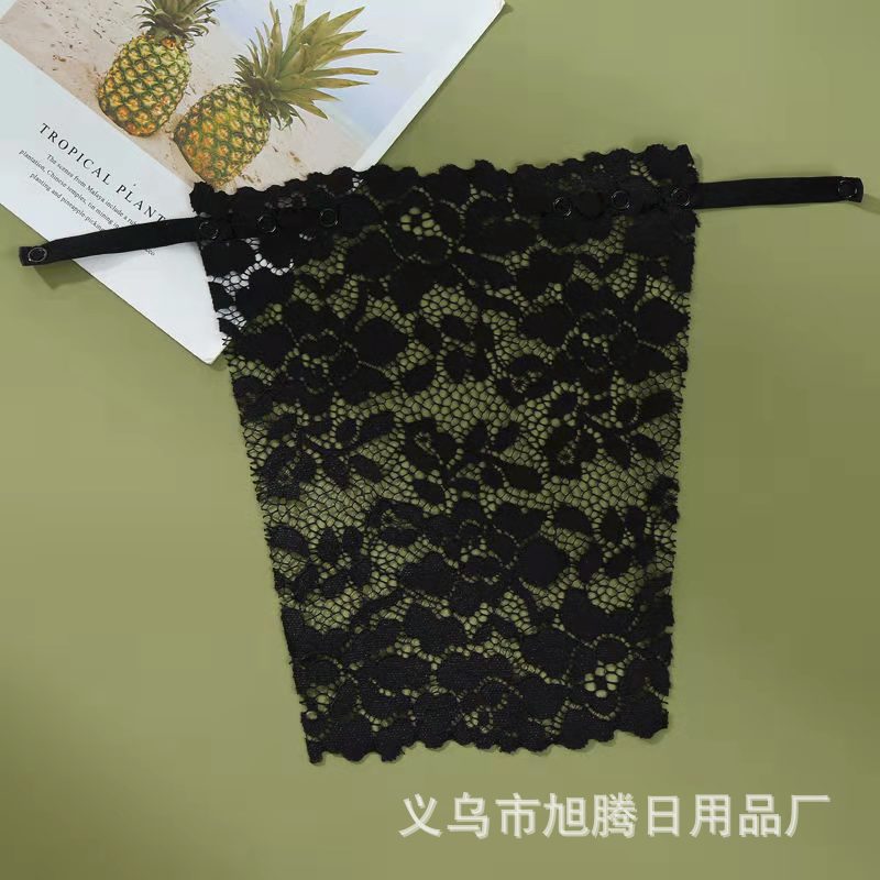 Anti-exposición tubo superior artefacto de una pieza de las mujeres borde de encaje inferior desgaste interior pecho envuelto pecho sin costura cubierta de tela