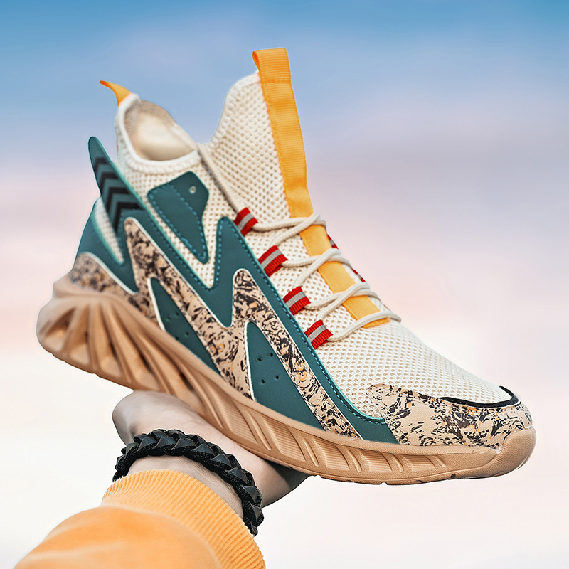 Cross-border Ultra-light plus size Fly-woven Breathable Torre Shoes National Tide Blade sneaker Four Seasons Outer Mens shoes