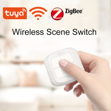 涂鸦智能WiFi/Zigbee 2键情景开关APP远程控制无线智能开关随意贴