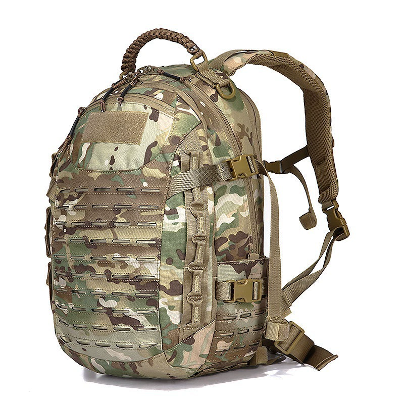Detalle de la mochila y su estructura por capas
