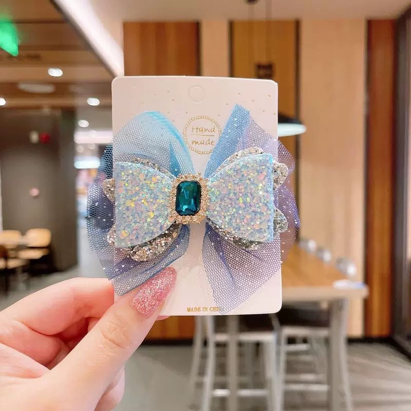 Nueva princesa Aisha clip de pelo para niños clip de pelo helado y nieve clips de pelo para niñas princesa viento lindos joyas para el pelo