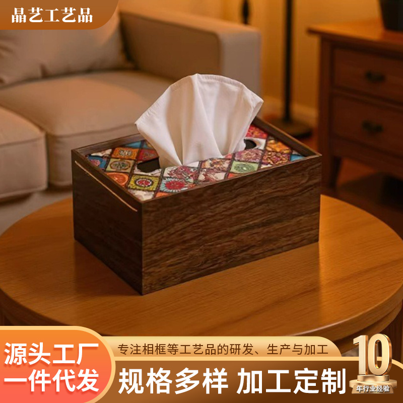 Light Luxury Ballet Girl Tissue Box for Home Use, Living Room Coffee Table Tissue Box, Bedroom Hotel High-End Storage Box