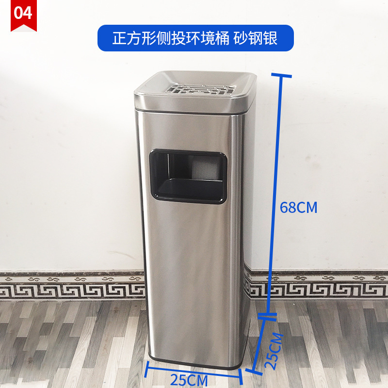環境桶環衛ステンレスゴミ箱料理厨余分類観光地区大区ゴミ箱|undefined
