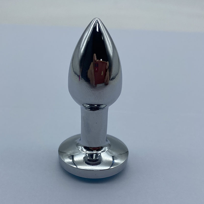 Plata ronda grande y mediano pequeño tamaño transfronterizo metal anal plug masculino y femenino masturbación productos del sexo anal expansor al por mayor