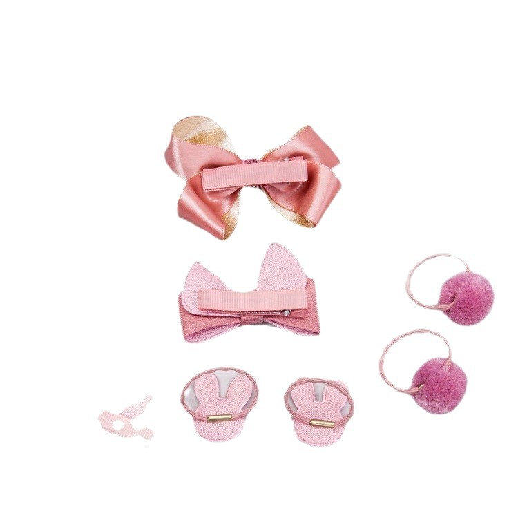 Juegos de cabello para niños corona clip de cabello para niñas princesa cabello para niñas cabello para bebés anillo de cabello para bebés caja de clip de cabello
