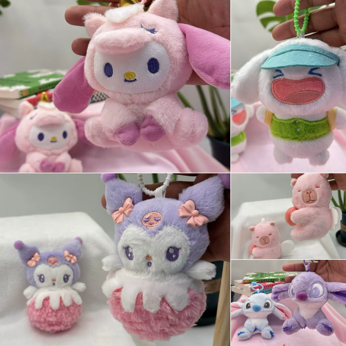 Sanrio, мультяшная подвеска, плюшевая кукла, с медвежатами