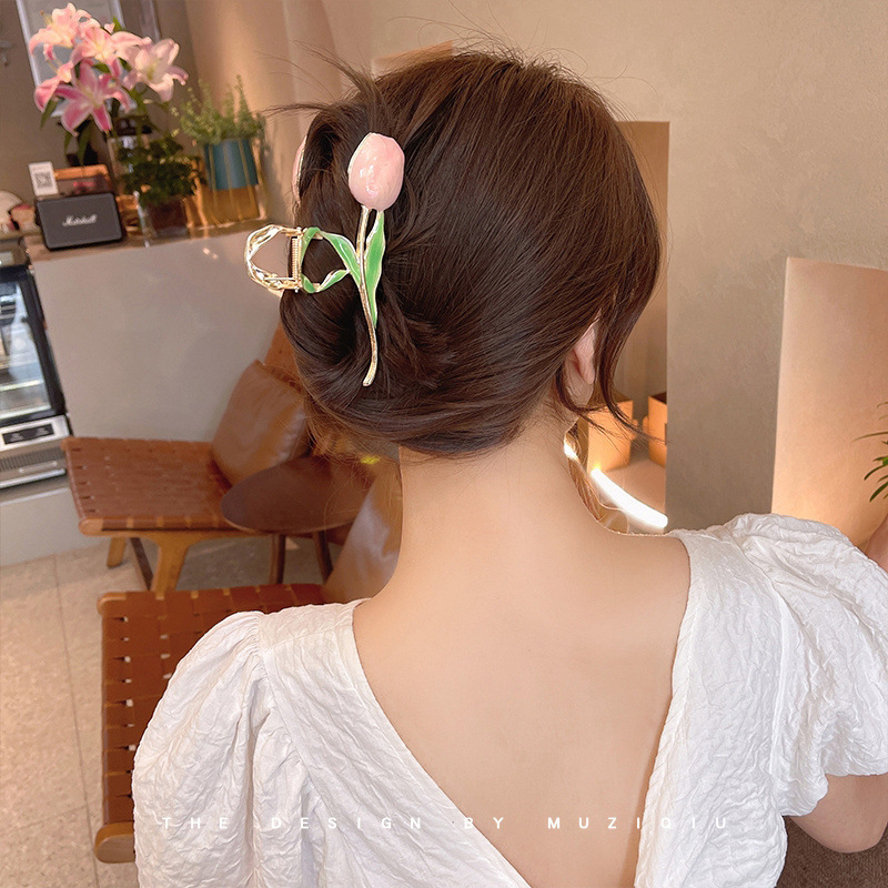 Daily Occasion Fashion Flower Metal Handmade Hair Claws 1 Piece