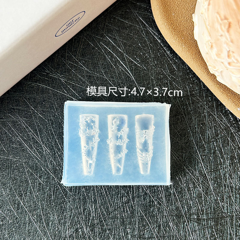 かわいいサンリオメロディーシェイプネイルアートデコレーションケーキ子羊高透明モールド DIY 接着剤彫刻接着剤モールド|undefined