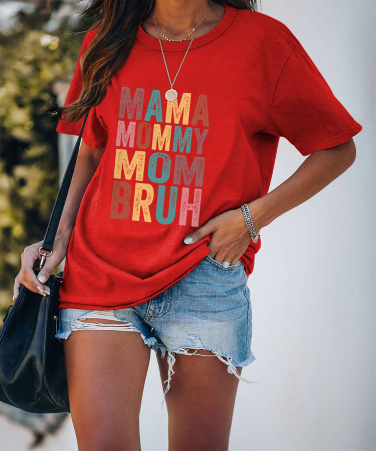 Femmes T-shirt Manche Courte T-shirts Impression Mode Lettre display picture 10