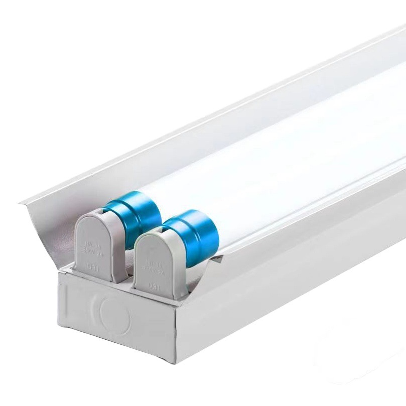 Lámpara LED de doble tubo 1.2 m con soporte