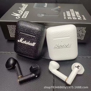 Wireless earbuds (Marshal) M3, ANC noise reduction, Bluetooth, charging case