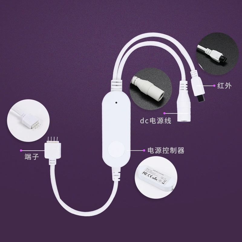 Световая лента, умный LED-проектор музыки, граффити, пульт дистанционного управления, bluetooth